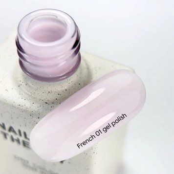 Розово-отличный гель-лак с пониженным уровнем пигментации, 10 мл, NAILSOFTHEDAY Gel Polish French 0 yq-40 фото