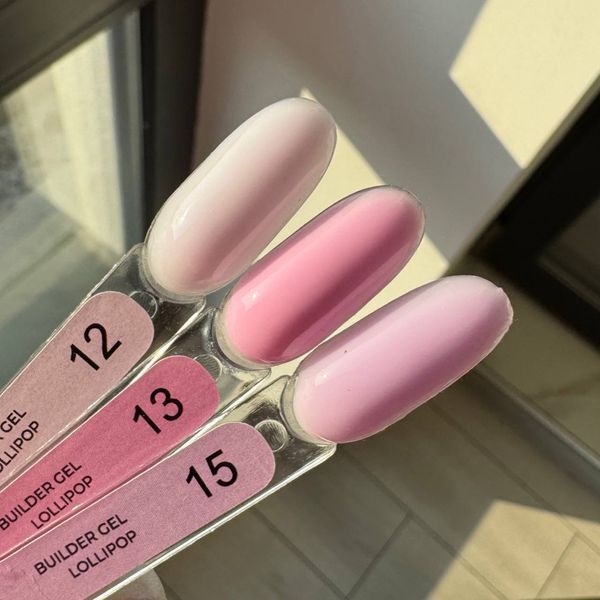 Builder gel Edlen №15 - Лиловый гель для наращивания ногтей, 15мл GNR-12 фото