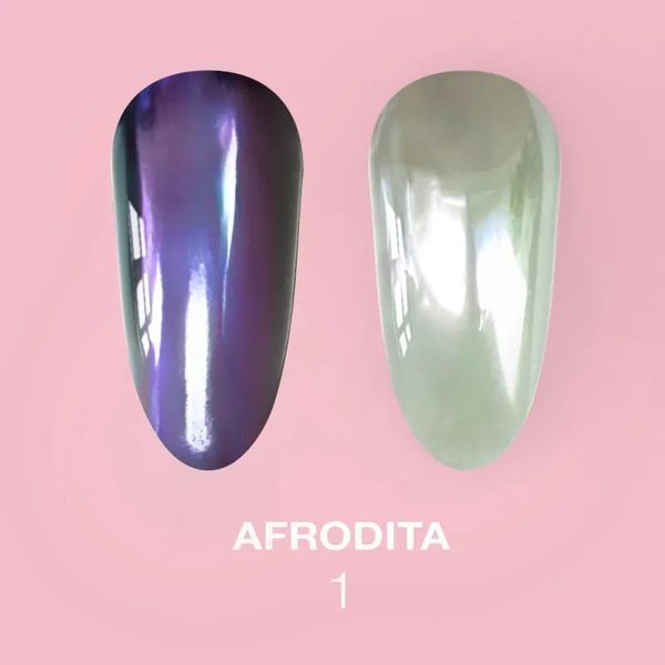 Комплект втирок для нігтів Afrodita 6 штук, LUNA MOON GT7-19 фото