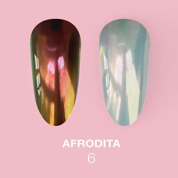Комплект втирок для нігтів Afrodita 6 штук, LUNA MOON GT7-19 фото