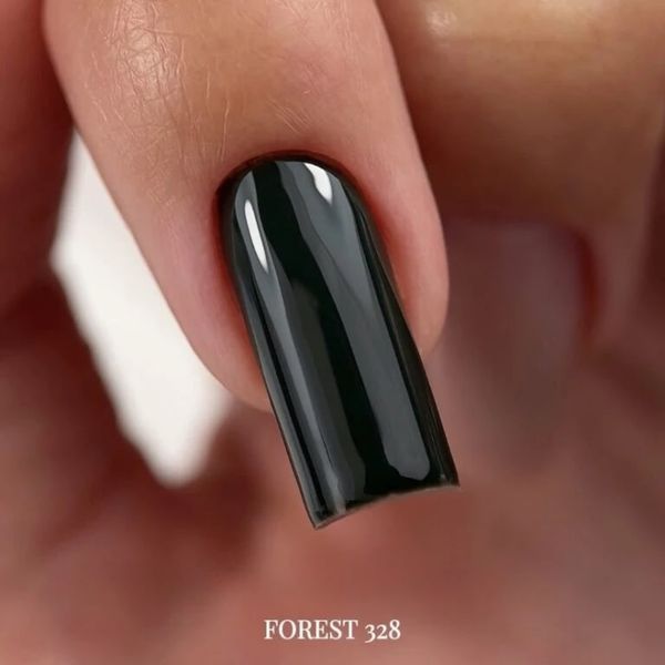 NAILSOFTHEDAY Forest 328 &mdash; темно-зелений гель-лак, що перекривається в один шар, 10 мл yq023 фото