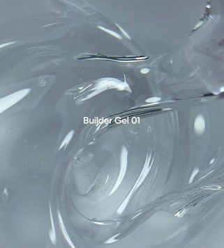 NAILSOFTHEDAY Builder Gel 01 &mdash; прозорий гель для нарощування нігтів, 15 мл TM-319 фото