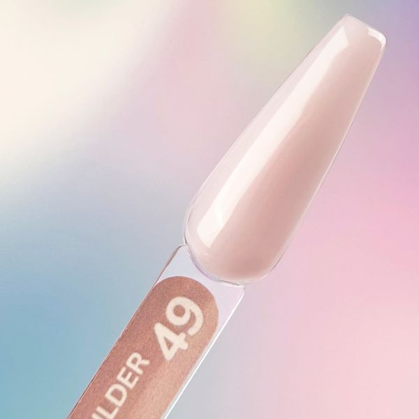 Builder gel YOU ARE CUTE №49 - Молочно-розовый гель для наращивания ногтей, 15мл Fo-128 фото