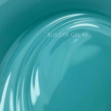 NAILSOFTHEDAY Builder gel 43 &mdash; світло-блакитний гель для нарощування нігтів, 15 мл TM-319 фото