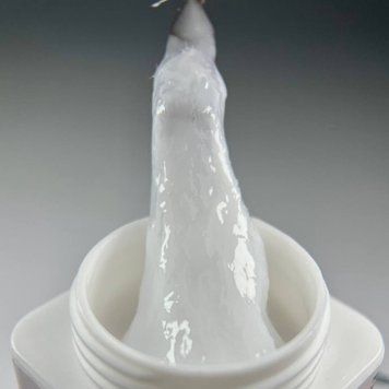 Fiber gel,Файбер гель с волокнами молочный, 002 LA 30гр TS35 фото