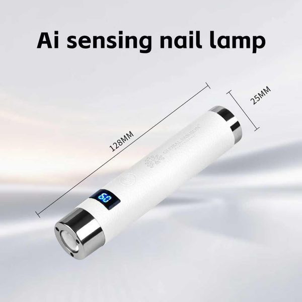 УФ/LED-фонарик для маникюра на аккумуляторе с USB 5 Вт GFL-AI 2 Pro, розовый QP-27 фото