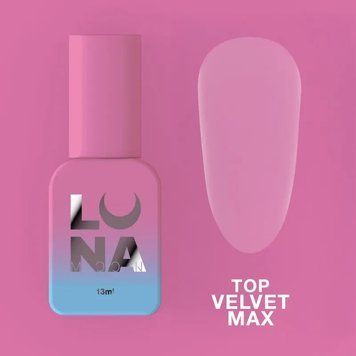 Матовый топ LUNA MOON, без липкого слоя Top Velvet Max 13 мл GT7-33 фото