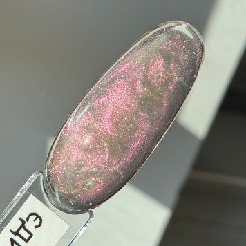 Builder gel GF nebula kiss №07 - Рожевий гель для нарощування з переливчастими блискітками,15 мл Fo-124 фото