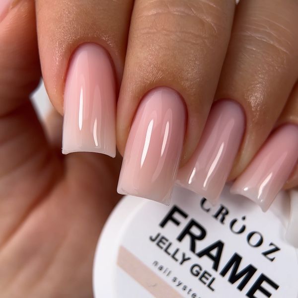 Crooz FRAME JELLY GEL №4 - Персиковый гель-желе для наращивания ногтей,15 мл BP-214 фото