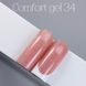 COMFORT gel gelix №34 - Нюдовый гель с блестками для наращивания ногтей,15 мл TZ-104 фото 1