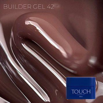 Touch Builder gel №42 - Шоколадний гель для нарощування нігтів,30 ml(Brownie) TCH66 фото