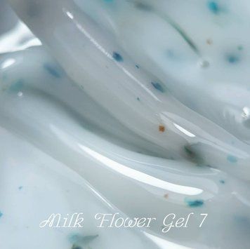 Гель з блакитними сухоцвітами Milk Flower Gel, Miss Luna Premium 15 ml №07 yq-13 фото