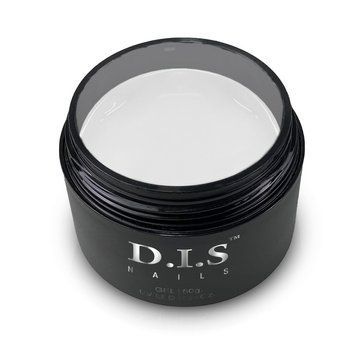 DIS hard gel WHITE - Твердый белый гель для наращивания ногтей,28гр Mi-154 фото