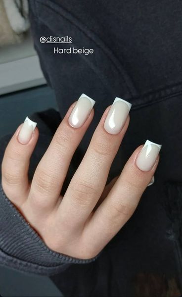 DIS hard gel BEIGE - Твердый бежевый гель для наращивания ногтей,28гр gqqe29 фото