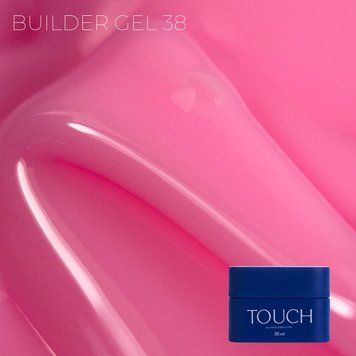 Touch Builder gel №38 - Ярко-розовый гель для наращивания ногтей, 30 ml (Baby pink) TCH66 фото
