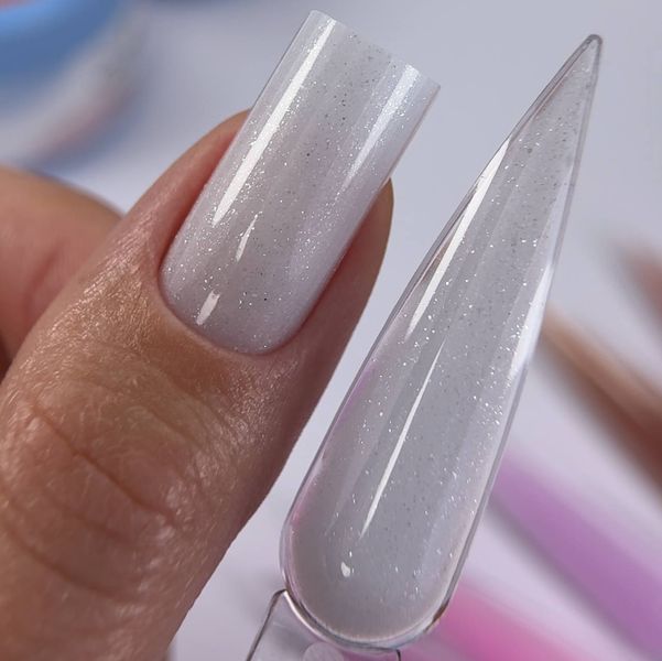 COMFORT gel gelix №31 - Молочний гель з блискіткітками для нарощування нігтів,15 мл TZ-104 фото