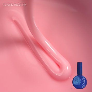 Кольорова база для нігтів Touch Cover base, 13 ml, № 6 yq-17 фото