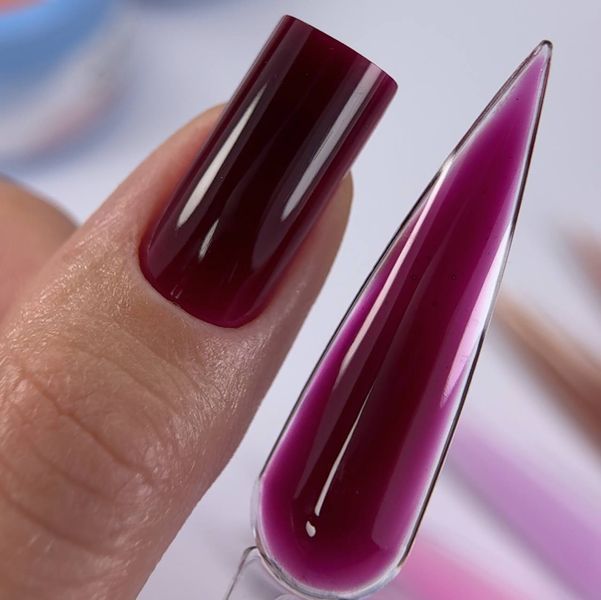 COMFORT gel gelix №27 - Темно-вишневый гель для наращивания ногтей,15 мл TZ-104 фото