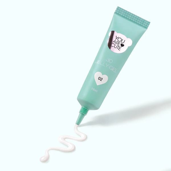 Гель для обʼємних дизайнів 3D Jelly Gel №2 (15ml) , you are cute gqqe43 фото