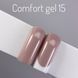 COMFORT gel gelix №15 - Камуфлирующий гель для наращивания ногтей,15 мл TZ-104 фото 1