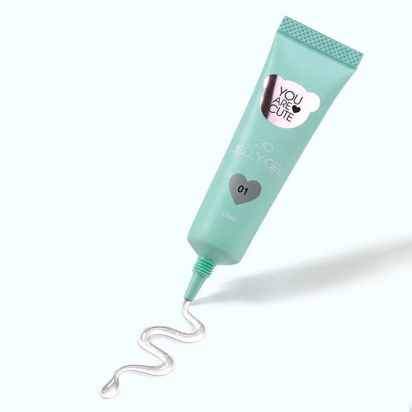 Гель для обʼємних дизайнів 3D Jelly Gel №1 (15ml) , you are cute gqqe43 фото