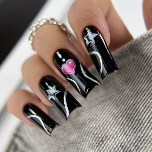 Гель-лак для ногтей Touch Gel polish 9 мл, 01 (черный) TCH32 фото