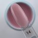 Leoni lux SMART gel №14 - Рожевий гель для нарощування нігтів, 15мл Mi-116 фото 1