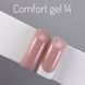 COMFORT gel gelix №14 - Телесный гель для наращивания ногтей,15 мл TZ-104 фото 1