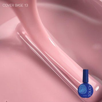 Пудрова кольорова база для нігтів Touch Cover base, 13 ml, номер 13 yq-26 фото