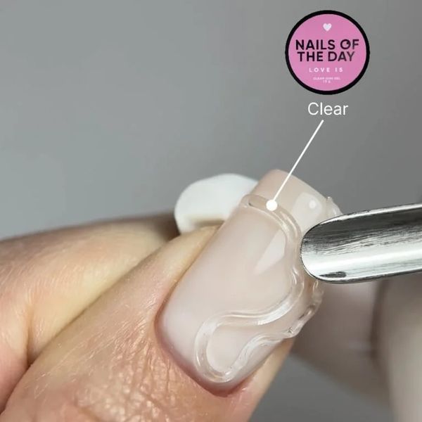 NAILSOFTHEDAY Love is Clear &mdash; прозрачная гель-жвачка для создания объемных дизайнов на ногтях, 15 г RI-126 фото