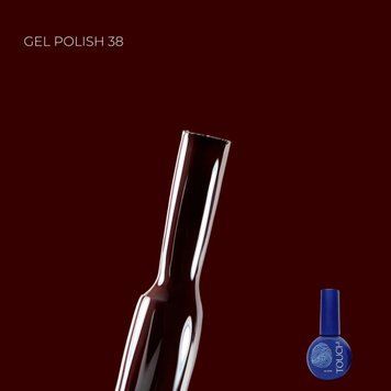 Touch Gel polish №38- Темно бордовый гель-лак для ногтей,9 ml Mi-169 фото