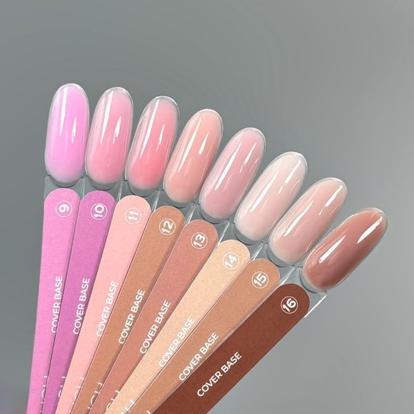 Рожева база для нігтів Touch Cover base, 13 ml, номер 10 yq-29 фото