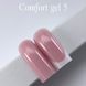 COMFORT gel gelix  №3 - Рожево-бежевий гель для нарощування нігтів,30 мл TZ-104 фото