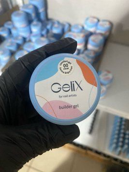 COMFORT gel gelix №0 - Прозрачный гель для наращивания ногтей, 30 мл TZ-104 фото