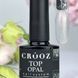Прозрачный топ для ногтей с золотым шиммером crooz top opal, 8 мл GT-80 фото 2
